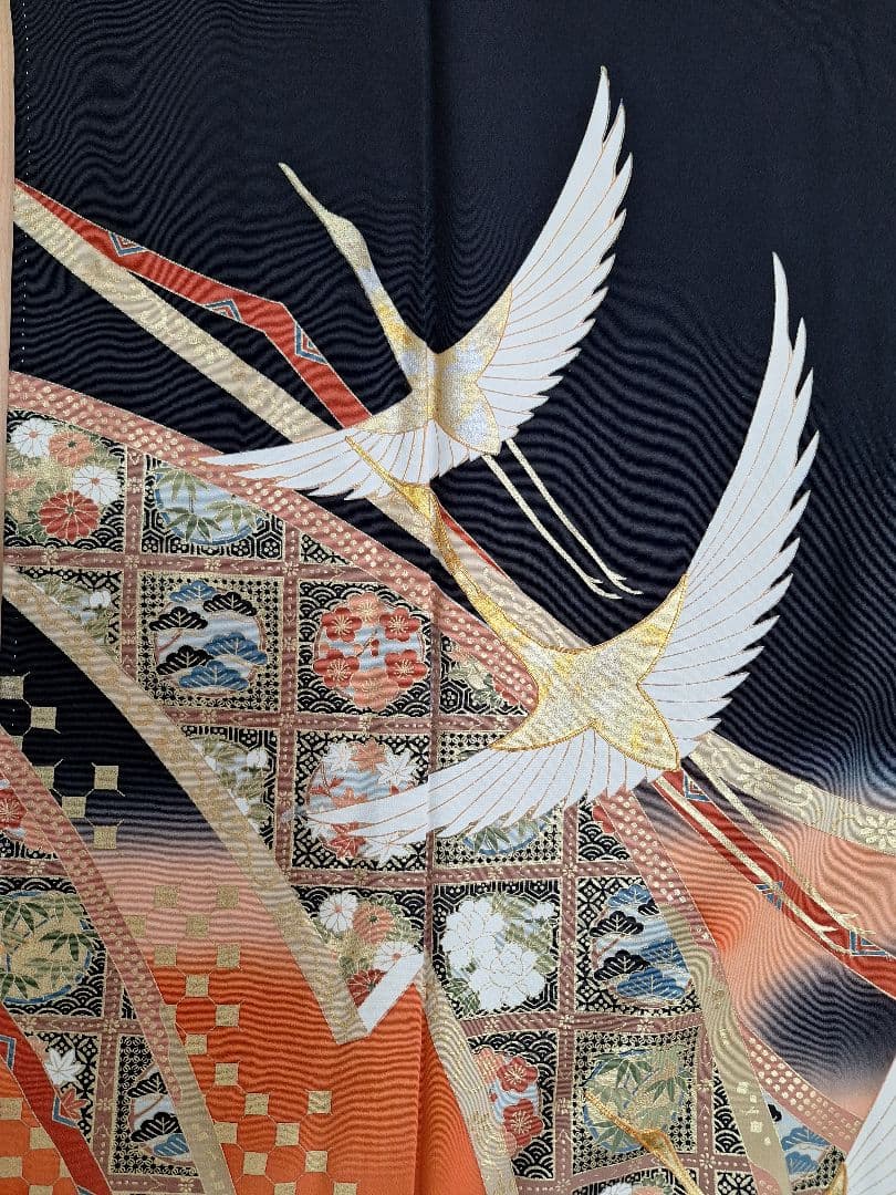 着物リメイクワンピース3599