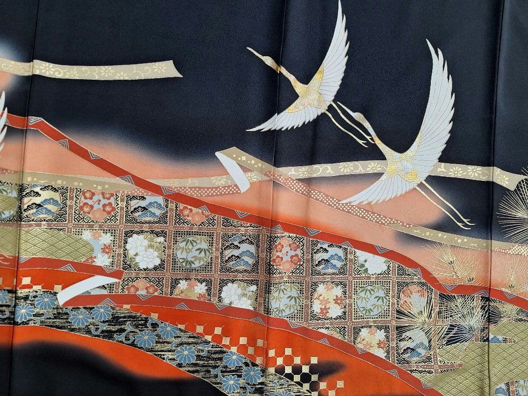 着物リメイクワンピース3599