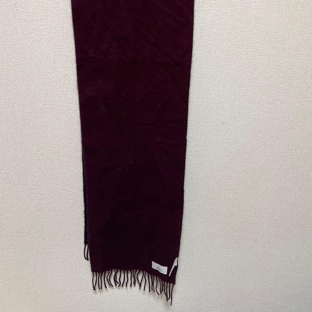 Vivienne Westwood カシミヤ100% マフラー オーブ刺繍 黒系