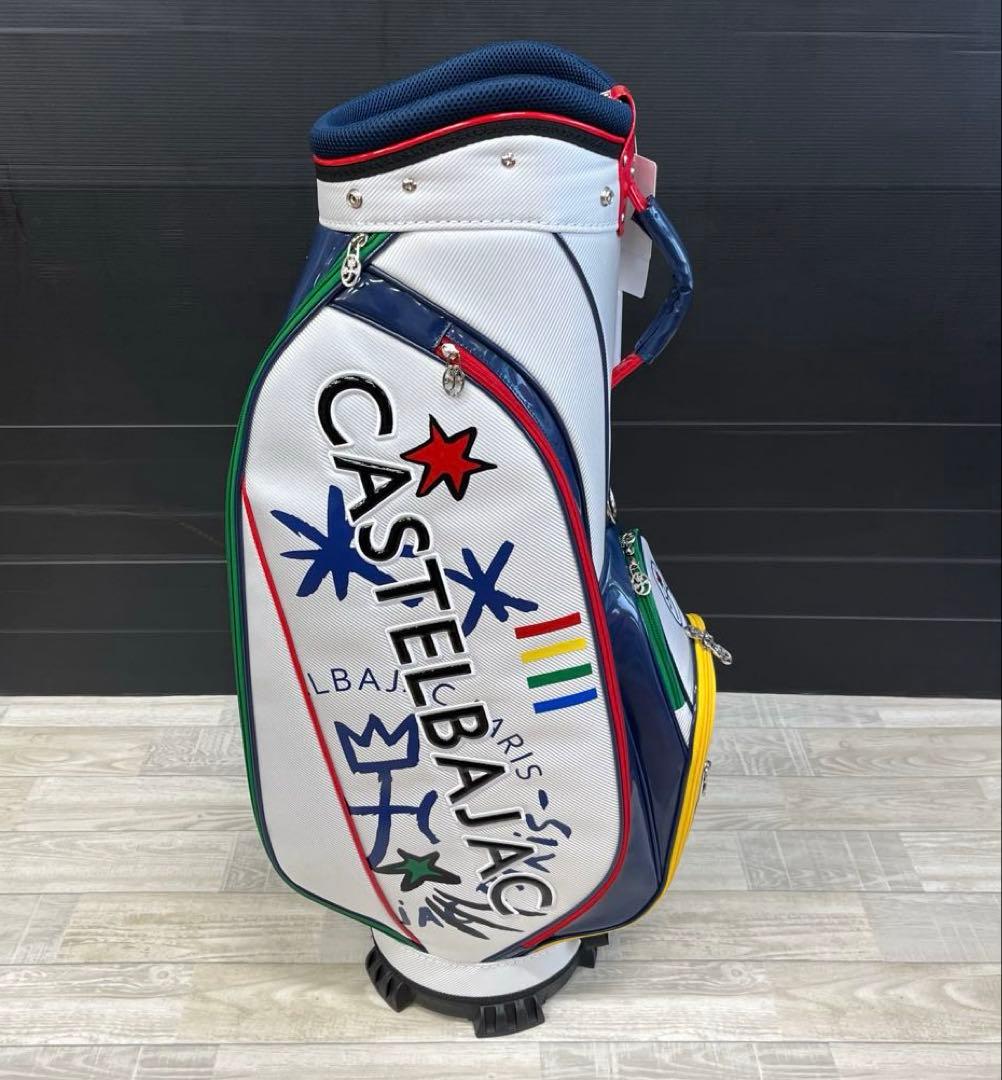 【新品】カステルバジャック CBC036 キャディバッグ 7235381302白