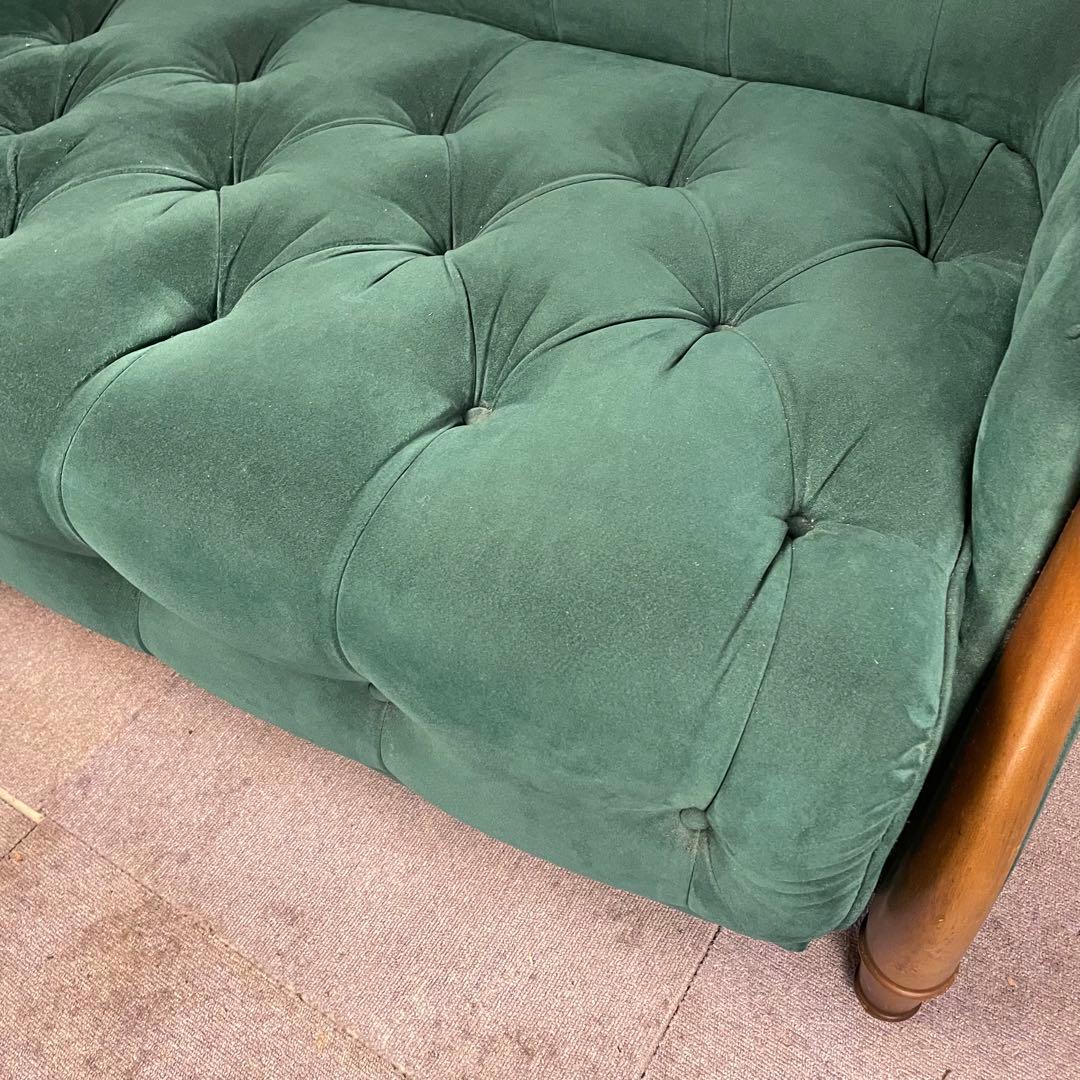 【希少】オールドマルニ　3人掛けソファー　グリーン　ヴィンテージ