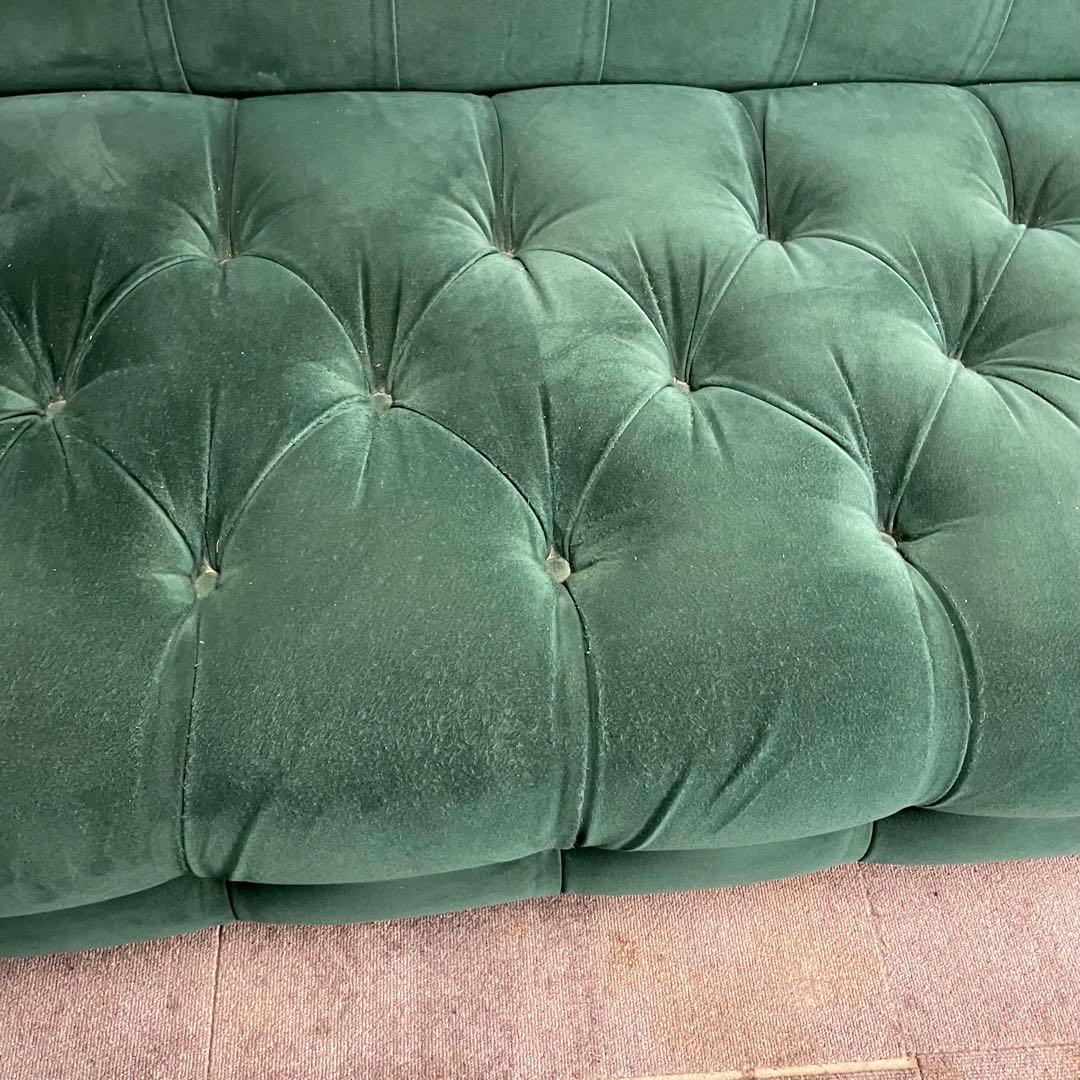 【希少】オールドマルニ　3人掛けソファー　グリーン　ヴィンテージ