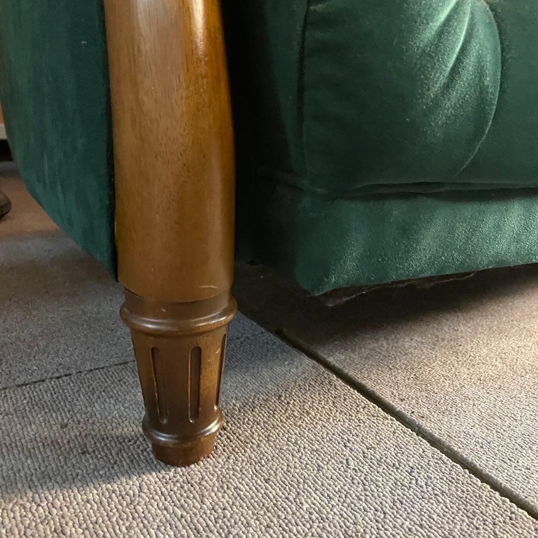 【希少】オールドマルニ　3人掛けソファー　グリーン　ヴィンテージ