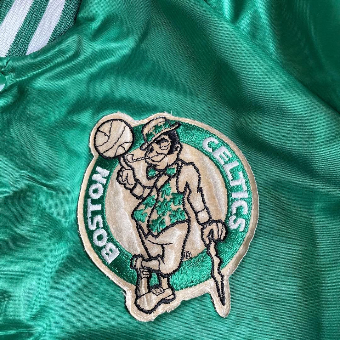 NBA 希少80s セルティックス スタジャン XL相当 スタジアムジャンパー