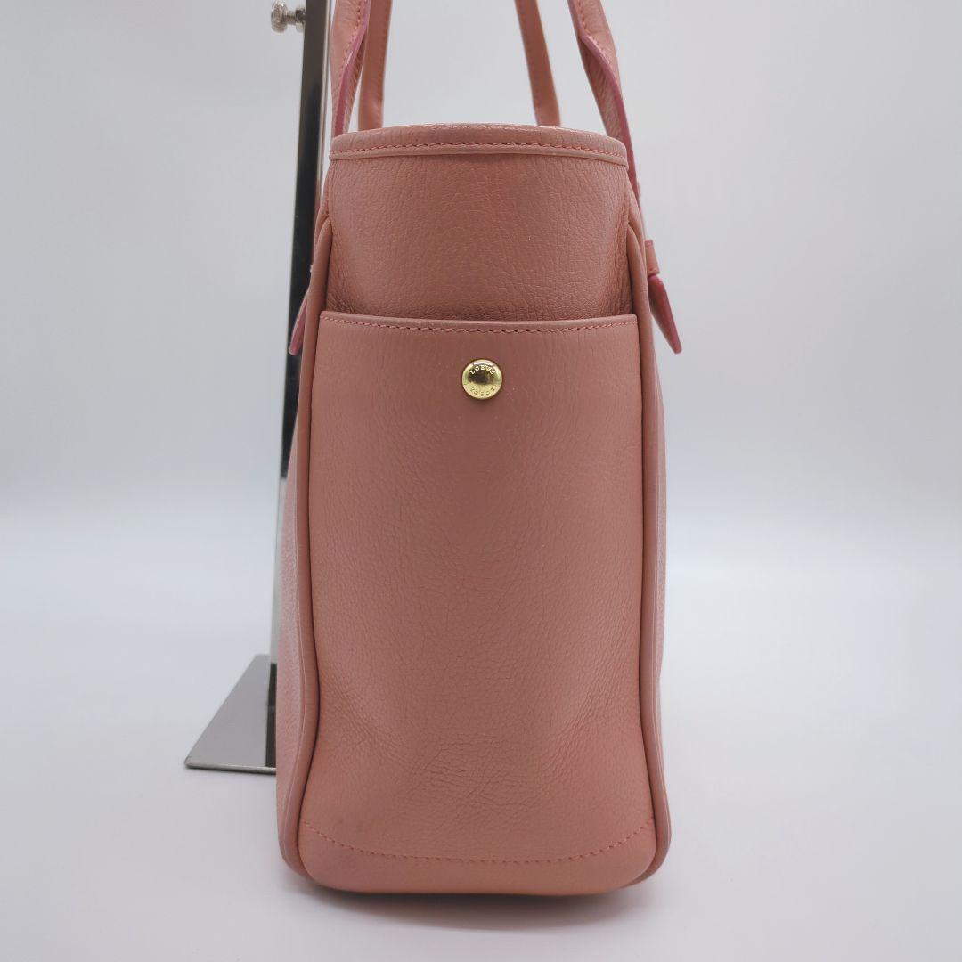 【希少カラー・美品】ロエベ☆トートバッグ レザー クロシェット A4収納可