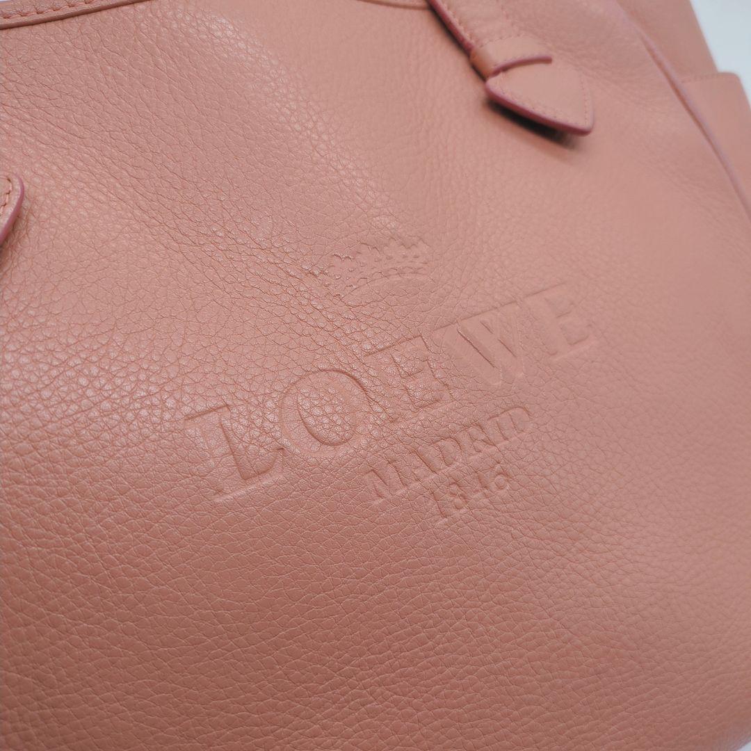 【希少カラー・美品】ロエベ☆トートバッグ レザー クロシェット A4収納可