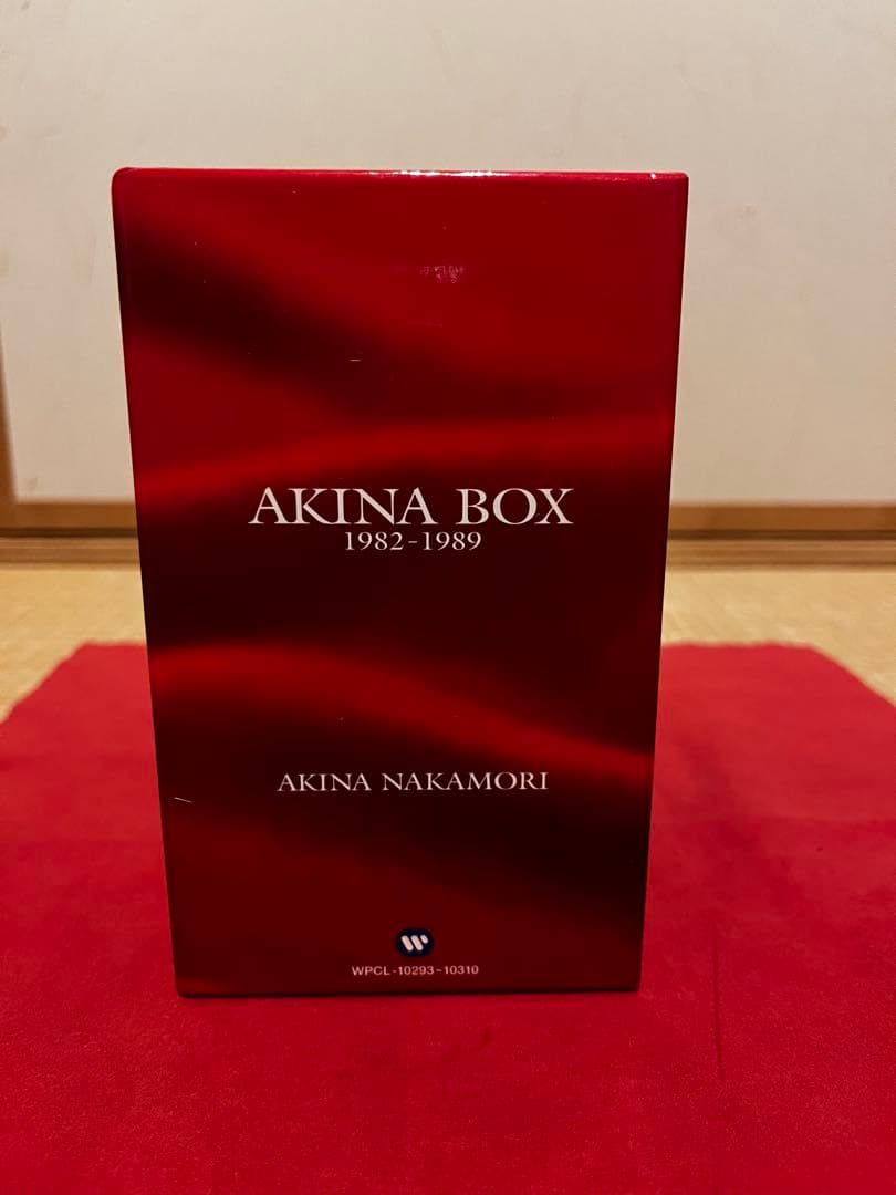 時間限定 中森明菜/AKINA BOX 1982-1989/紙ジャケCD18枚組