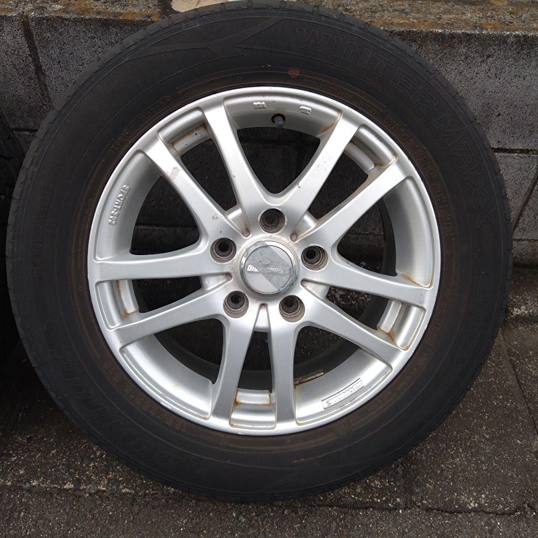 トヨタ ノア 15インチ 5穴 4本 アルミホイール＆タイヤ セット