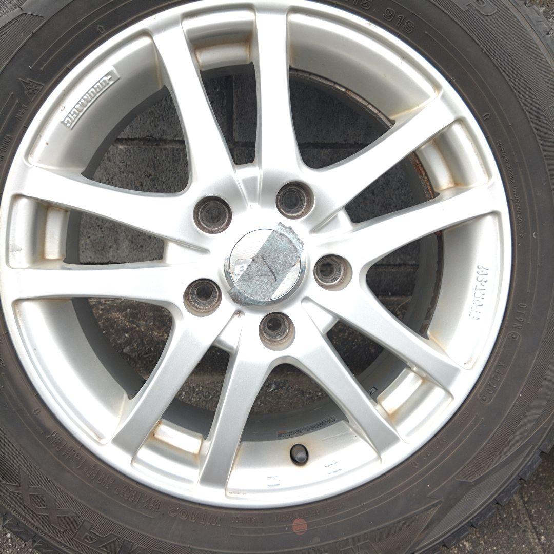 トヨタ ノア 15インチ 5穴 4本 アルミホイール＆タイヤ セット