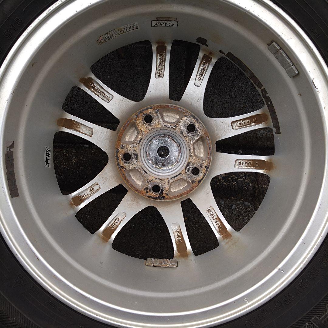 トヨタ ノア 15インチ 5穴 4本 アルミホイール＆タイヤ セット