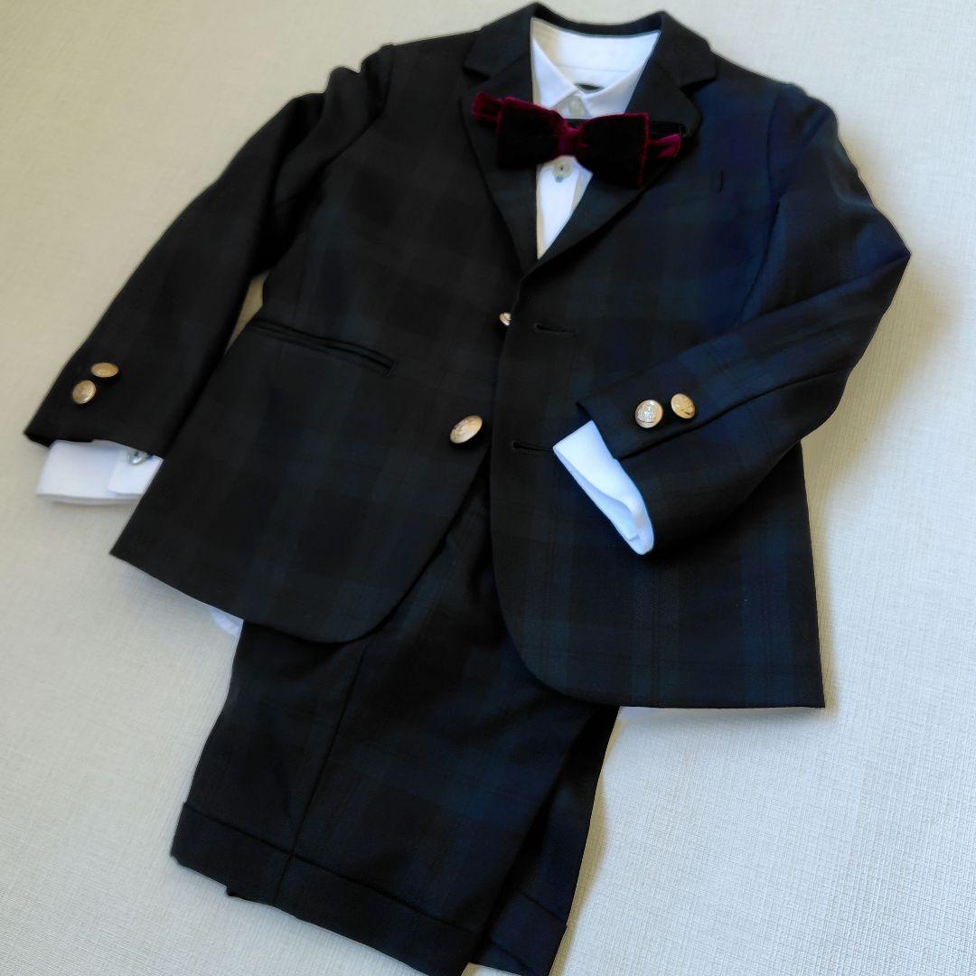 【美品】グリーンレーベルリラクシング キッズ フォーマル 110 卒服