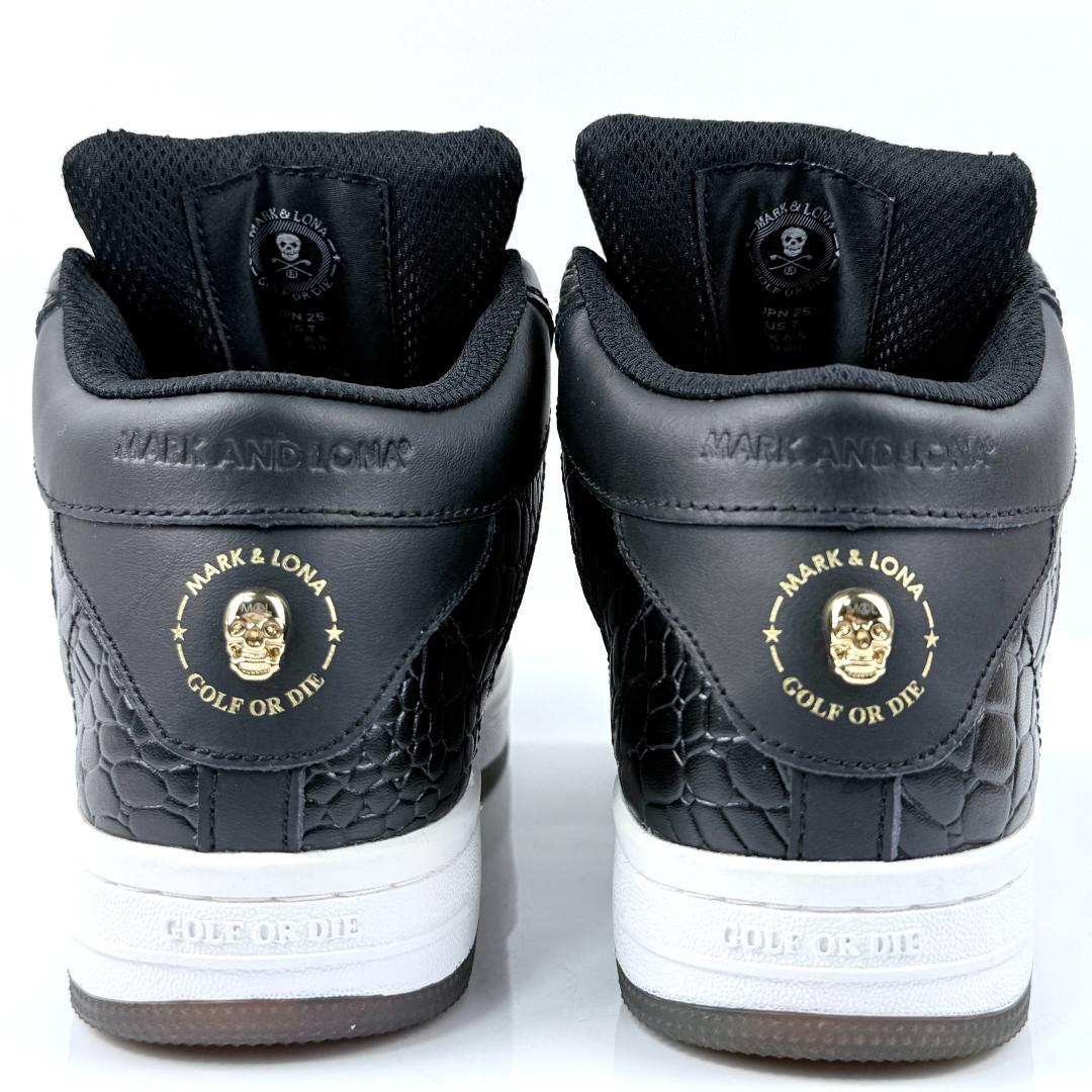 未使用✨マークアンドロナ MARK & LONA ゴルフシューズ クロコダイル