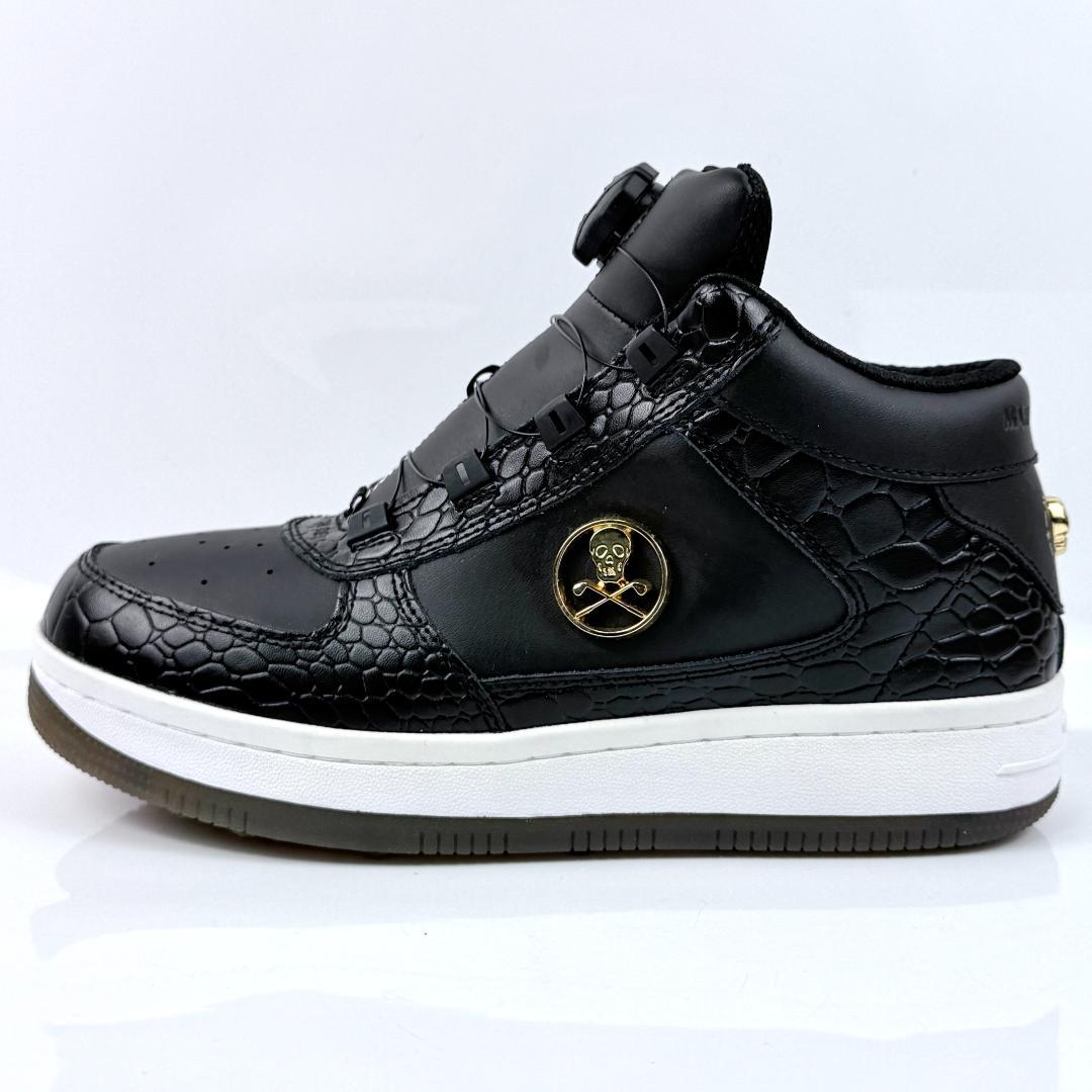 未使用✨マークアンドロナ MARK & LONA ゴルフシューズ クロコダイル