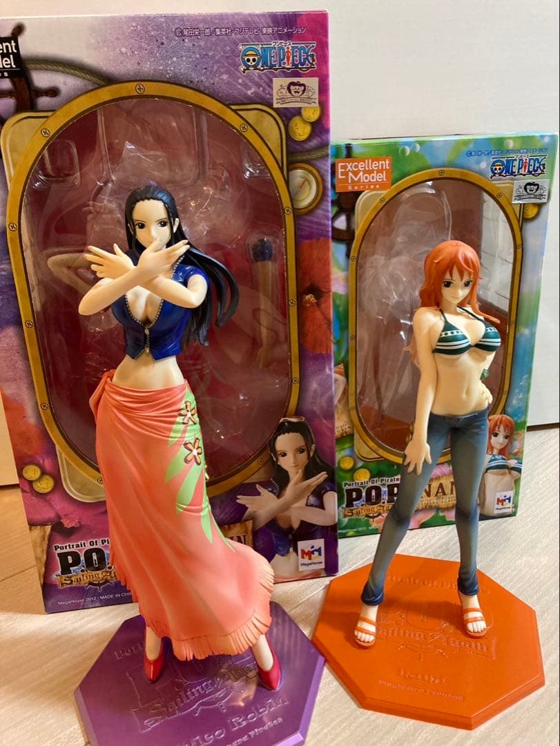 ワンピース　P.O.P ニコロビン、ナミ　フィギュア　２体セット
