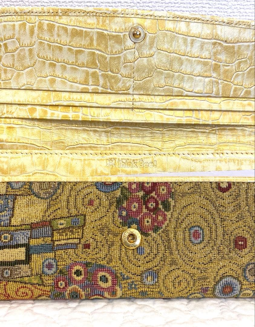 【新品未使用】Think Bee! シンクビー 長財布 ゴールデンクリムト