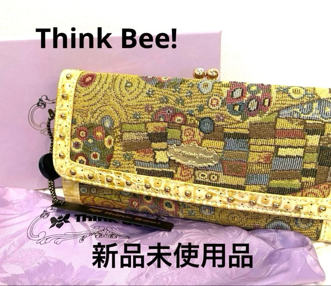 【新品未使用】Think Bee! シンクビー 長財布 ゴールデンクリムト