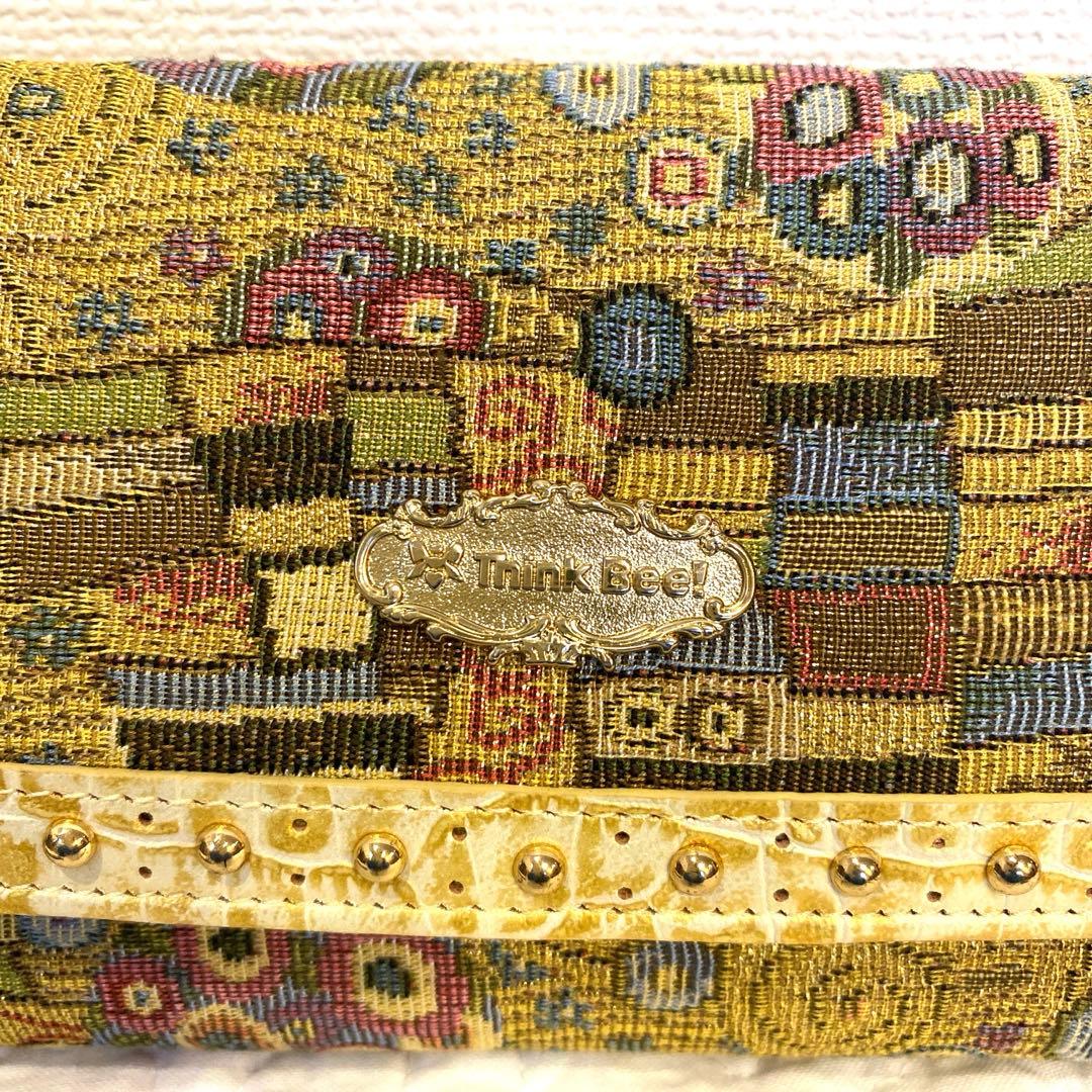 【新品未使用】Think Bee! シンクビー 長財布 ゴールデンクリムト