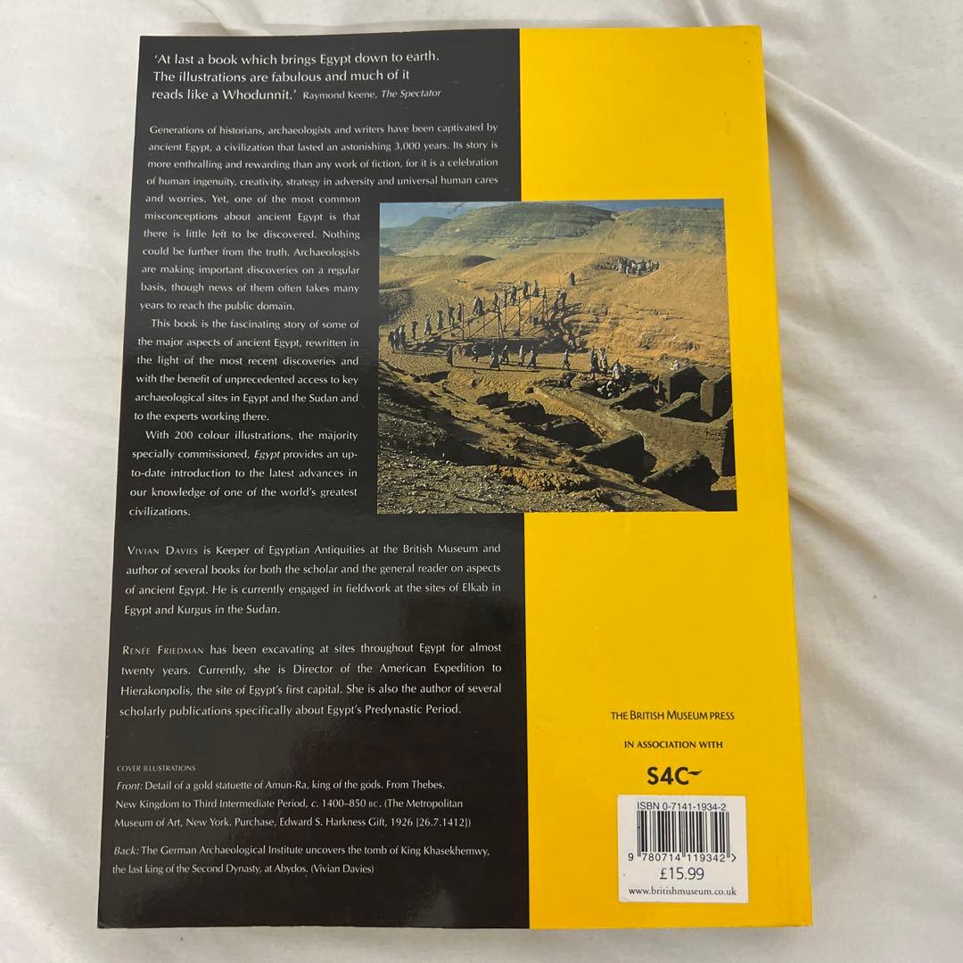 洋書 EGYPT VIVIAN DAVIES AND RENEE FRIEDMAN