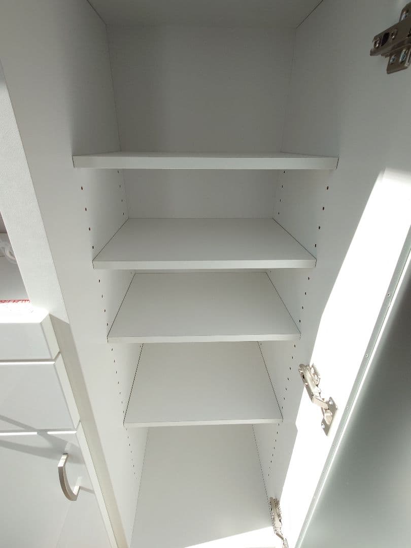 レンジボード 食器棚 (コパン T 80MRB WH) ホワイト