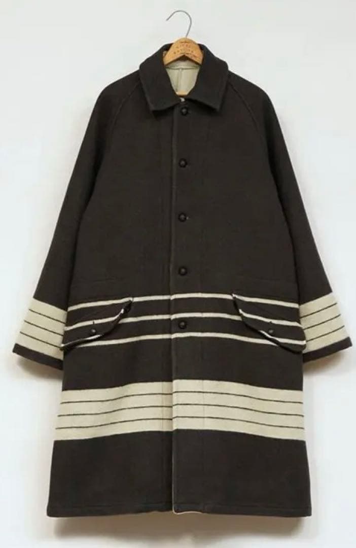 2024AWナイジェルケーボン マウンテニアブランケットリバーシブルコート