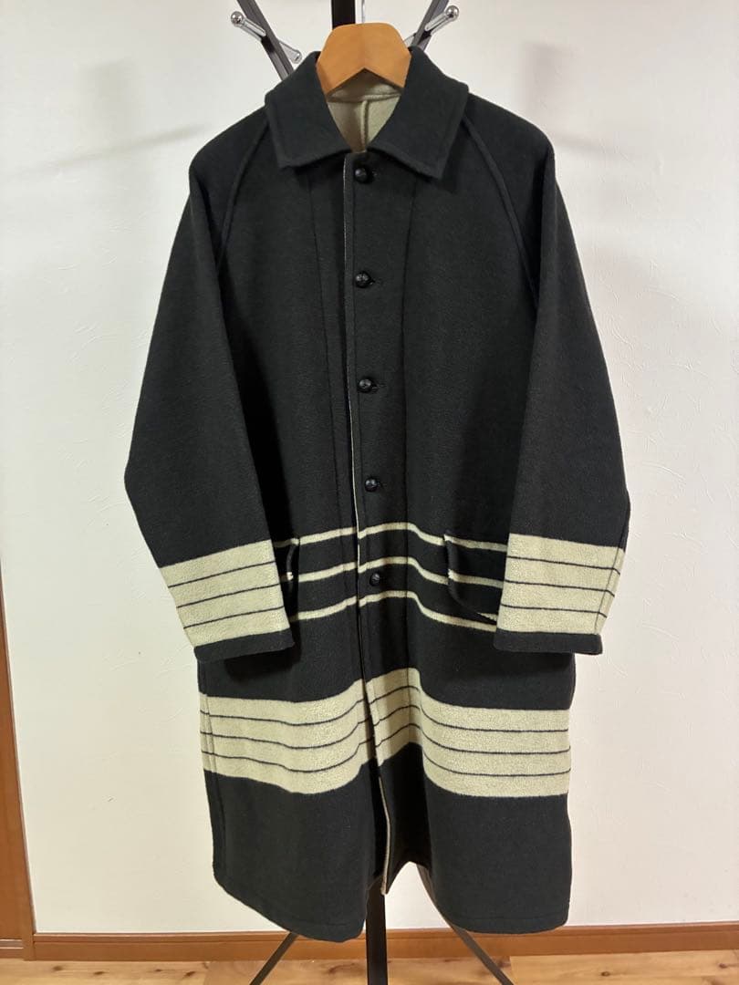 2024AWナイジェルケーボン マウンテニアブランケットリバーシブルコート