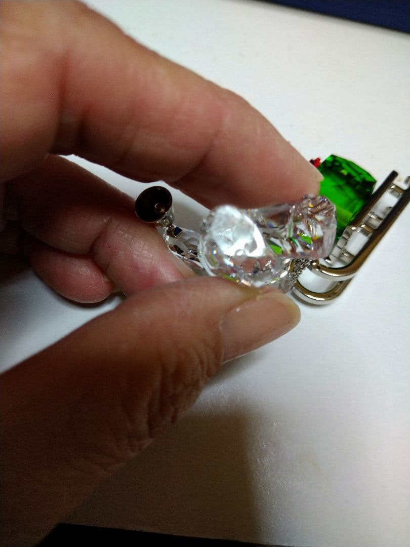 SWAROVSKI クリスタルベア 置物クリスマス　2019年