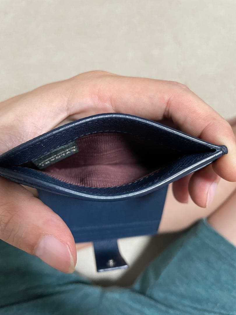 最終値下げ！　ブルガリ　二つ折りカードケース