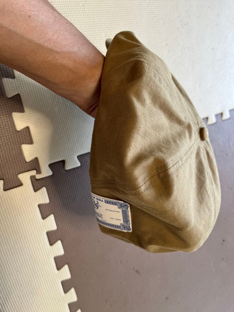 H.W DOG & CO. ベージュ キャスケット　サイズ38