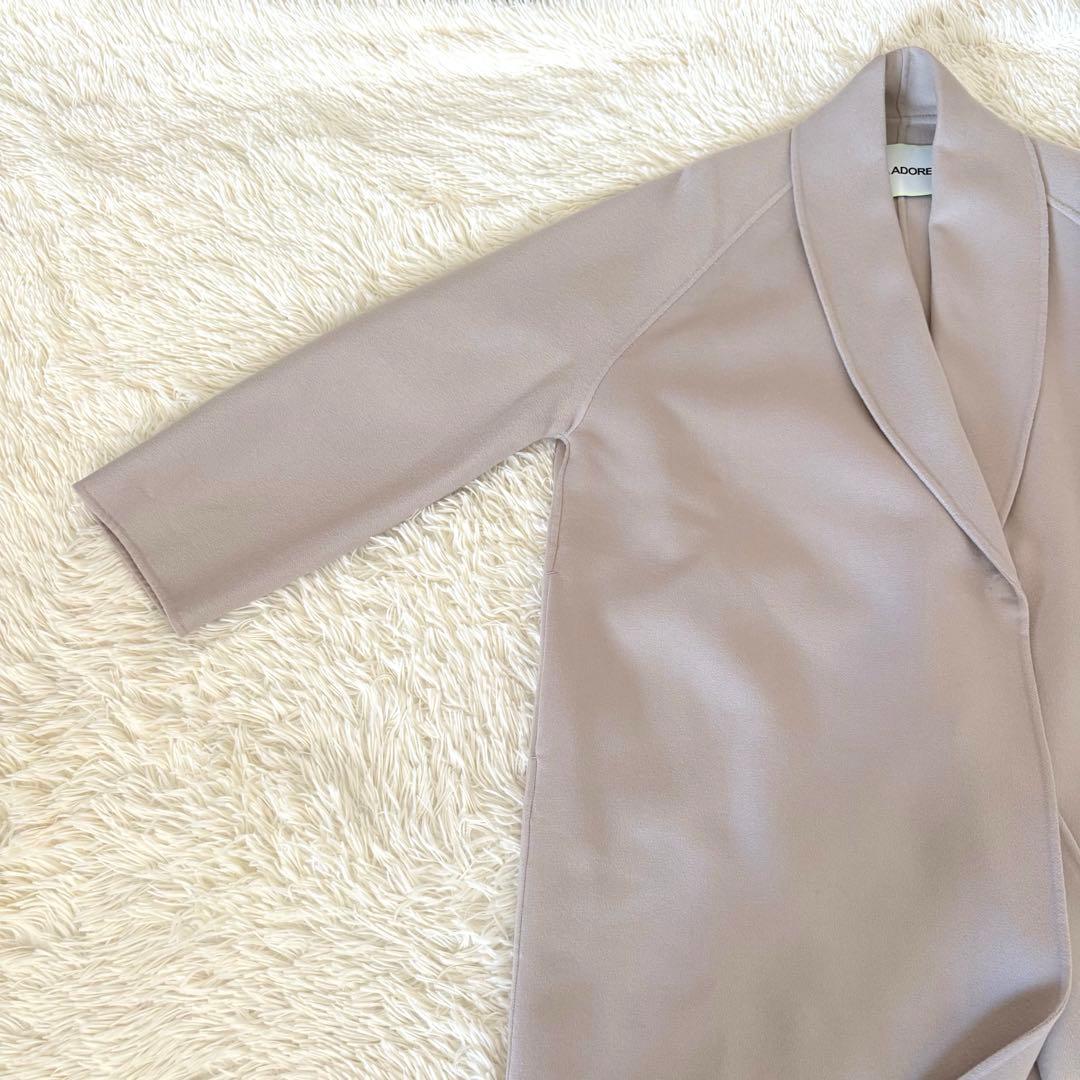 【Deuxieme Classe】AVA ADORE ウールショールカラーコート