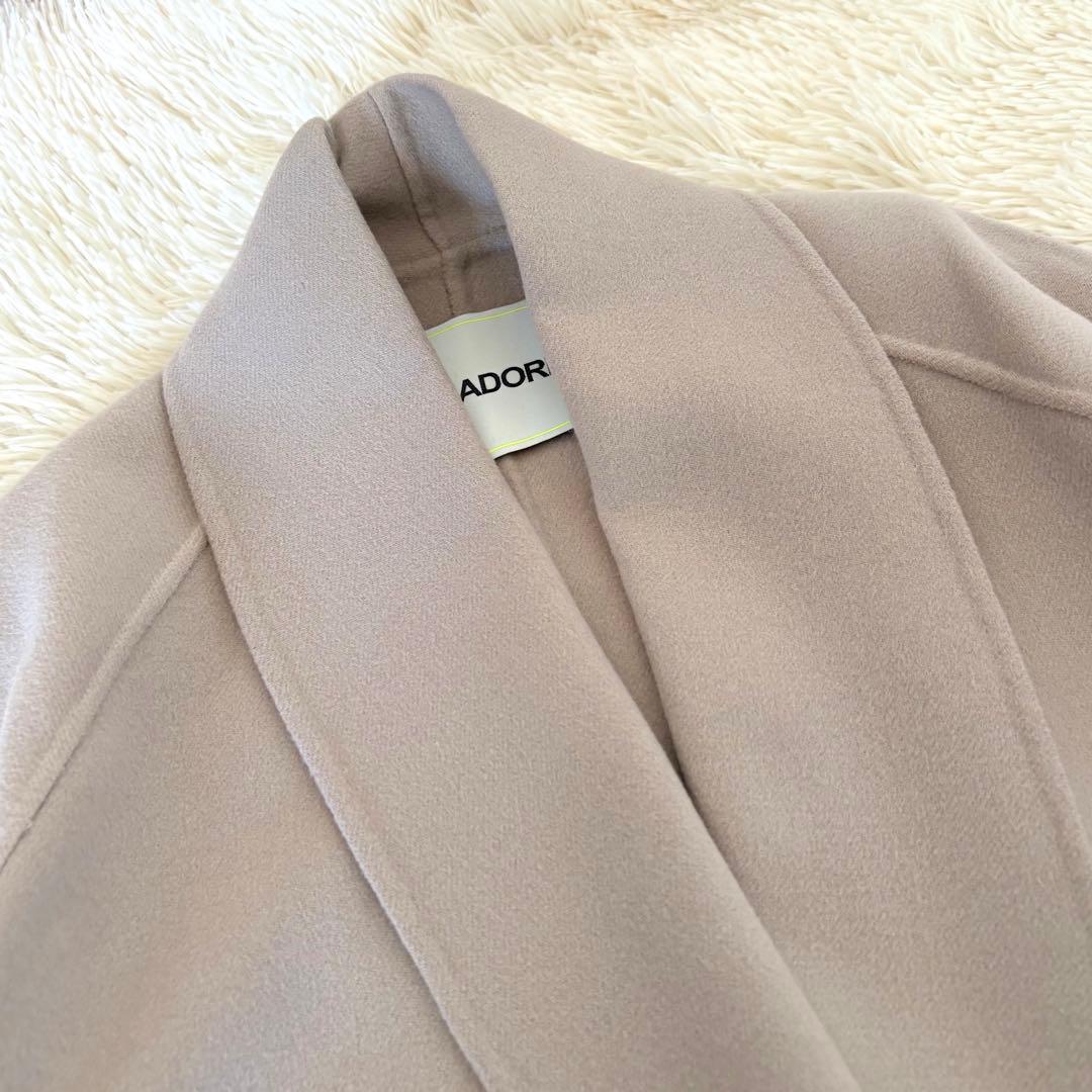 【Deuxieme Classe】AVA ADORE ウールショールカラーコート