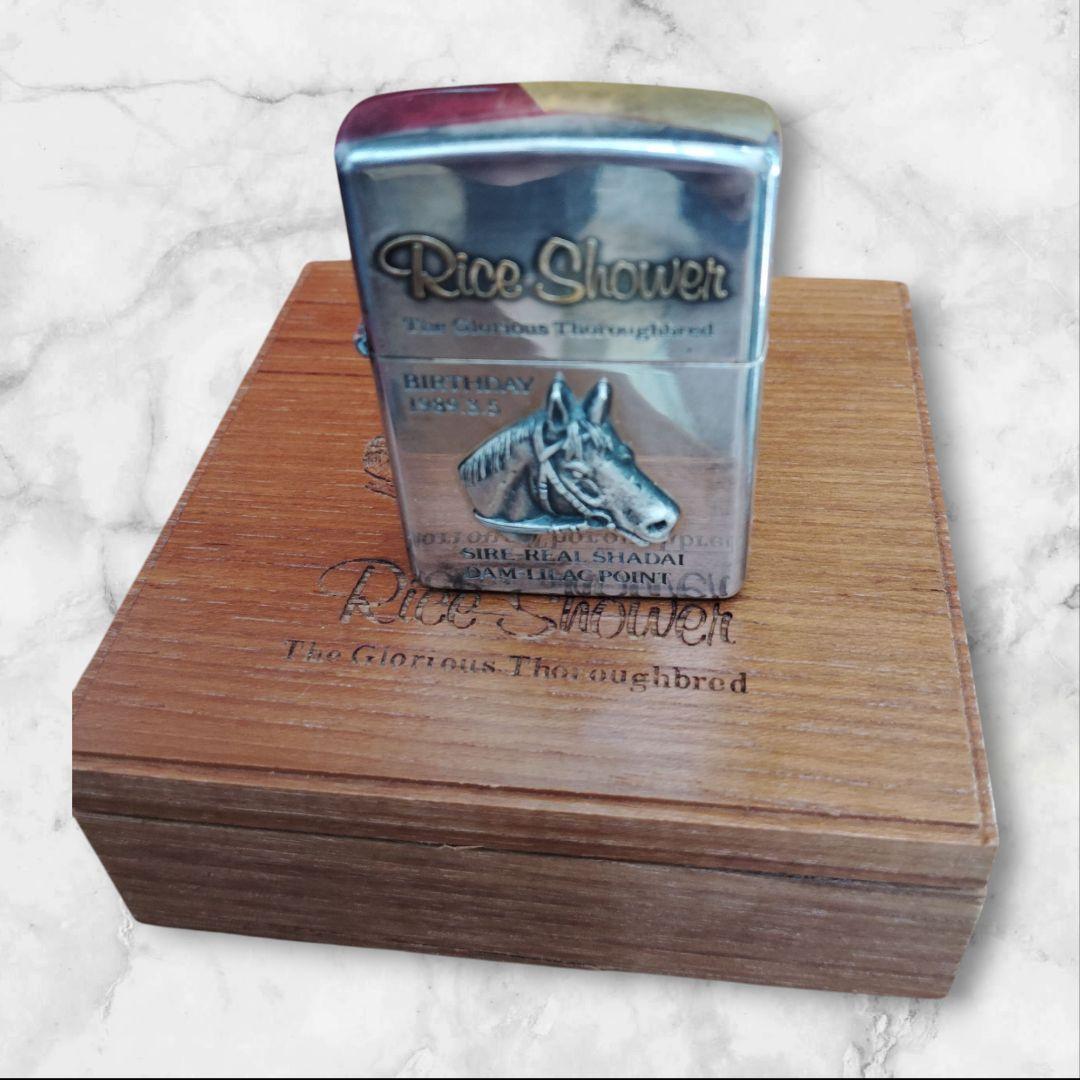 ライスシャワーglorias　through　bred記念ジッポ