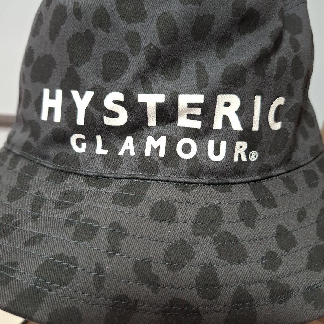 新品未使用タグ付　HYSTERICGLAMOR　ロゴ　レオパード柄　ハット