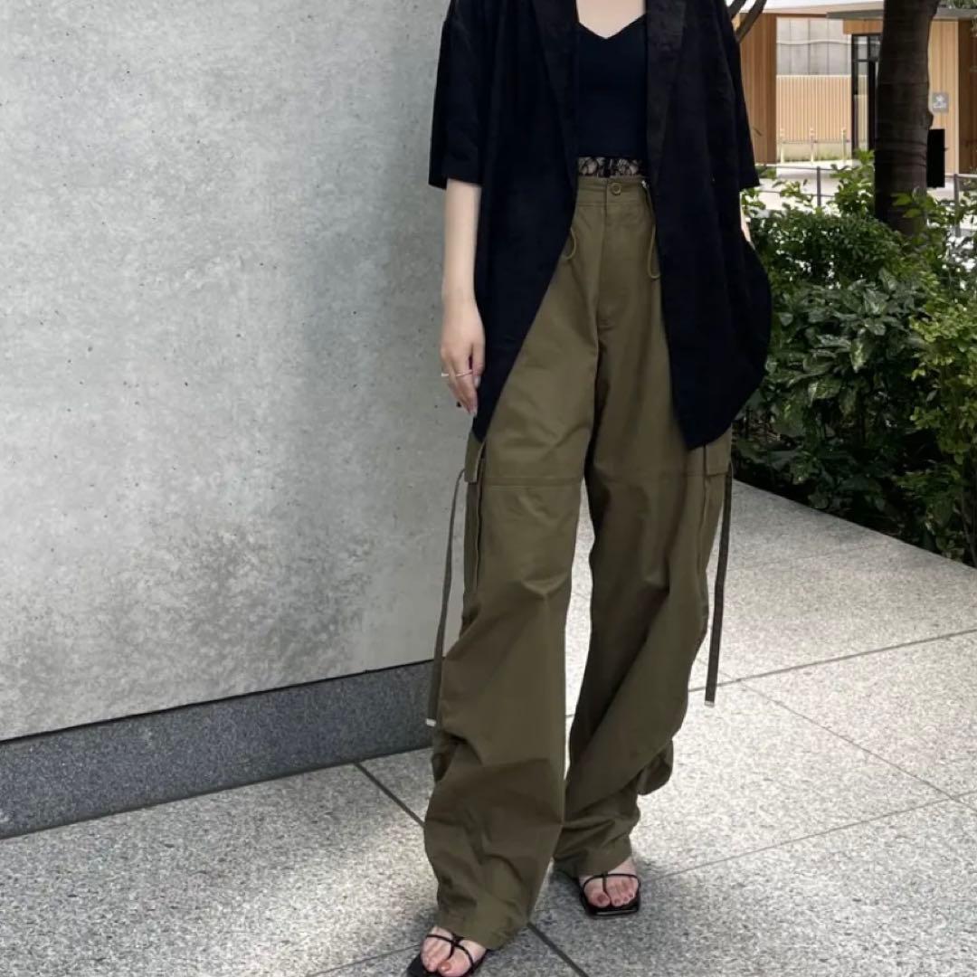 【未使用】アメリ MILITARY SLIT LACE CARGO PANTS
