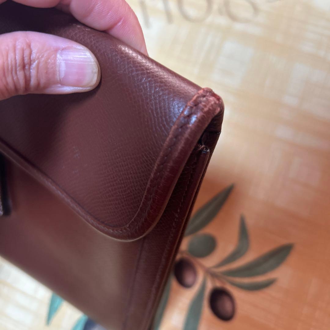 HERMESエルメス クラッチバッグ JIGE PM ブラウン