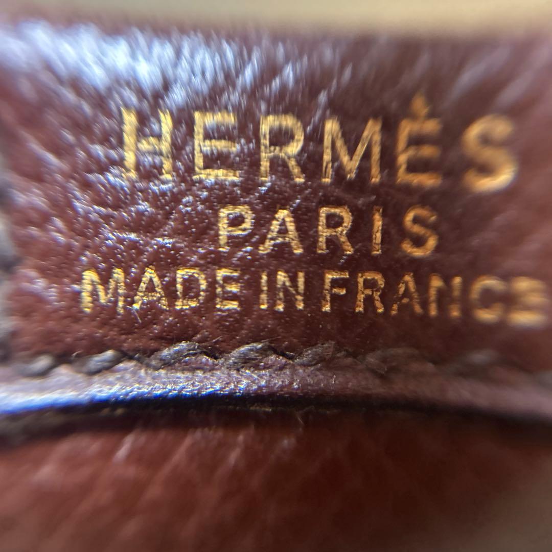 HERMESエルメス クラッチバッグ JIGE PM ブラウン