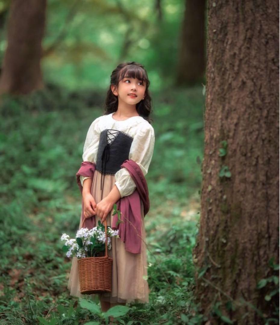 Dハロ　眠れる森の美女 オーロラ姫　ドレス　130サイズ　新品未使用