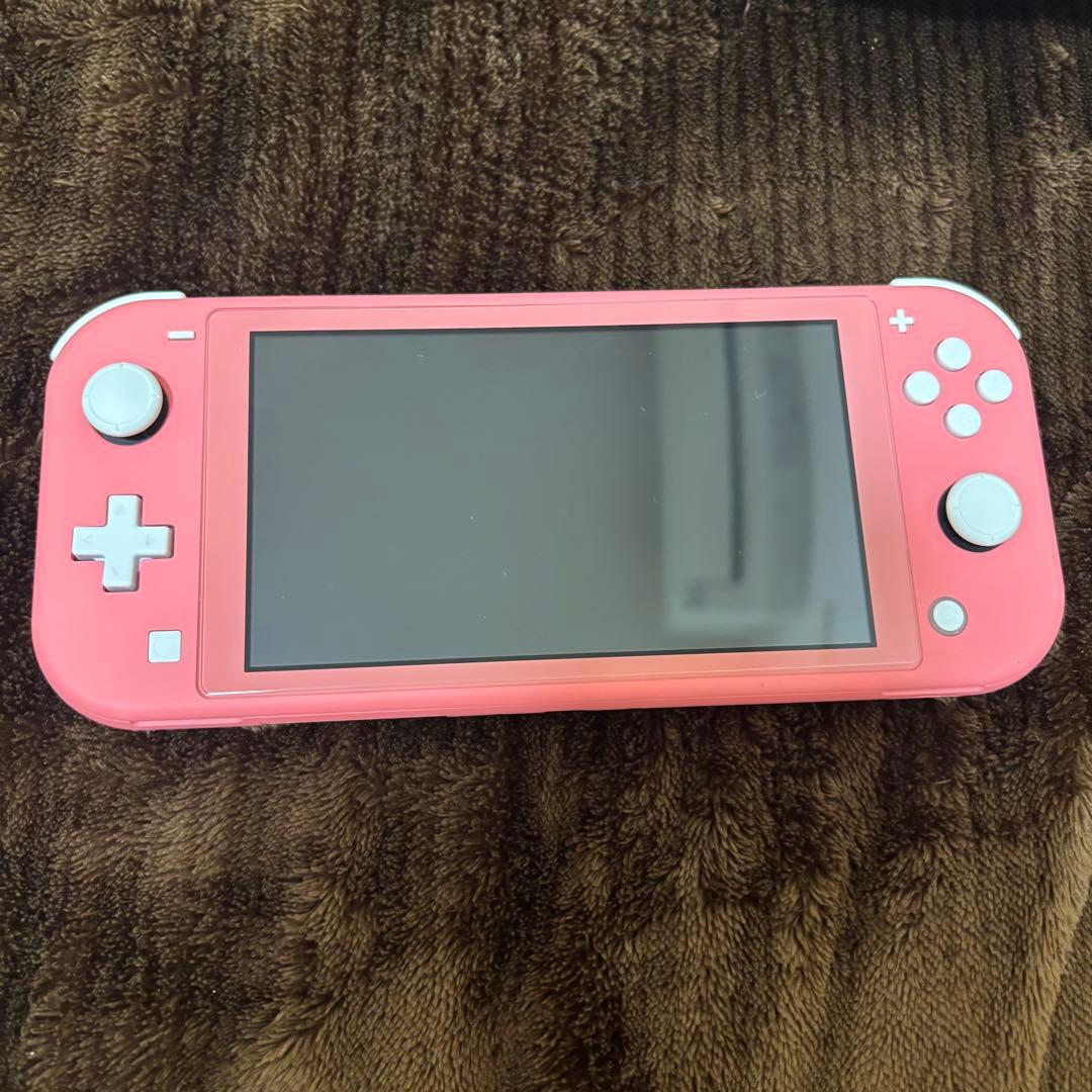 Nintendo Switch Lite ピンク 本体 充電器、ケース付き