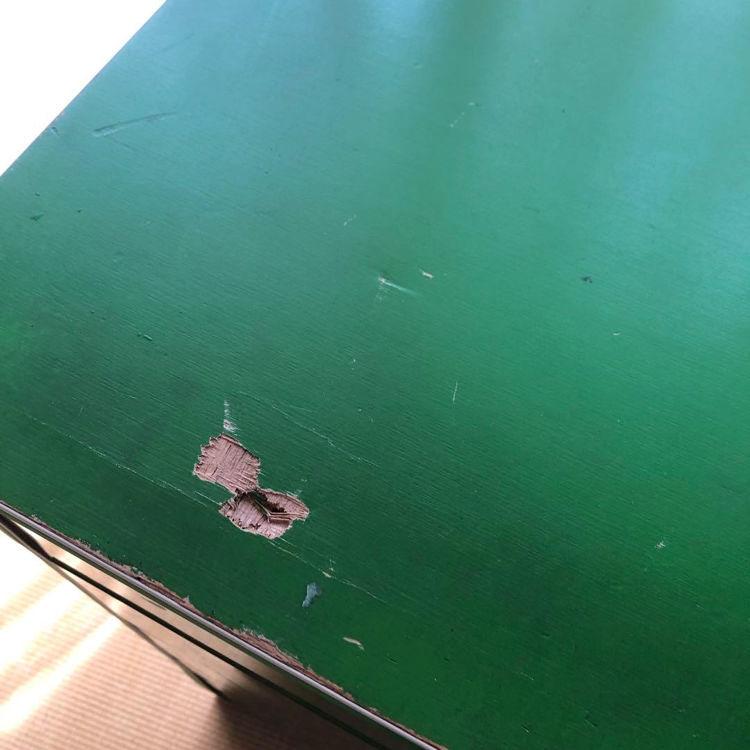 緑色 5段引き出し チェスト