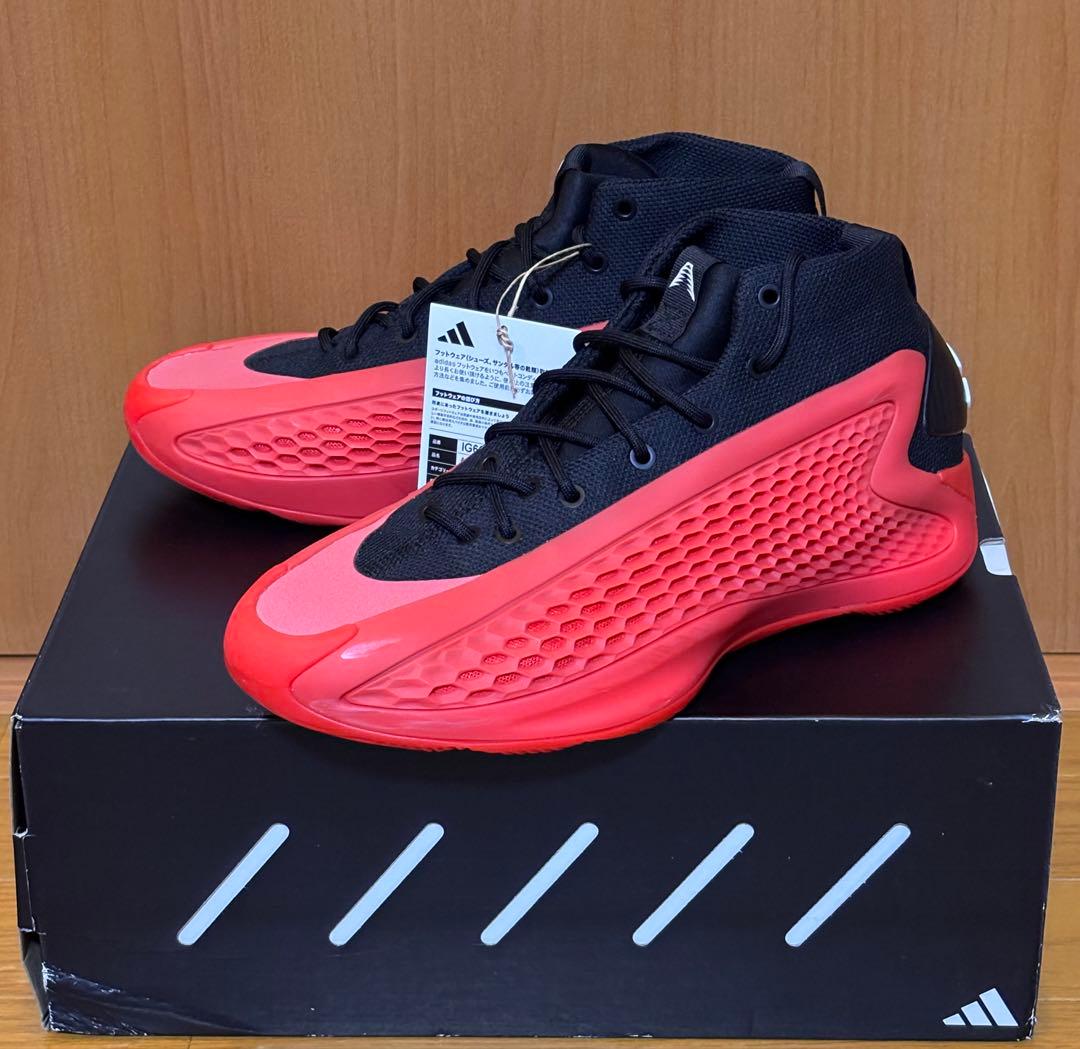 adidas AE1 アディダス アンソニーエドワーズ赤黒26