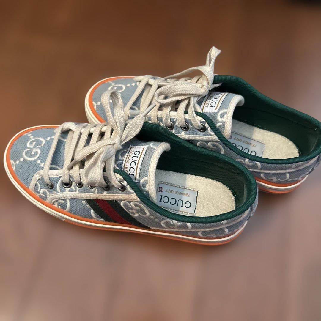 ち*よ様 GUCCI スニーカー キャンバス 23cm