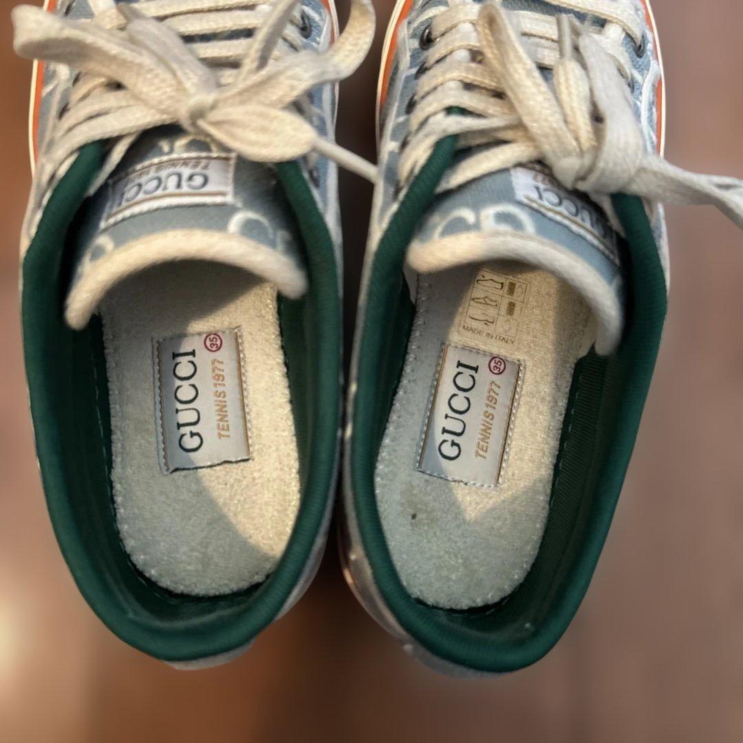 ち*よ様 GUCCI スニーカー キャンバス 23cm