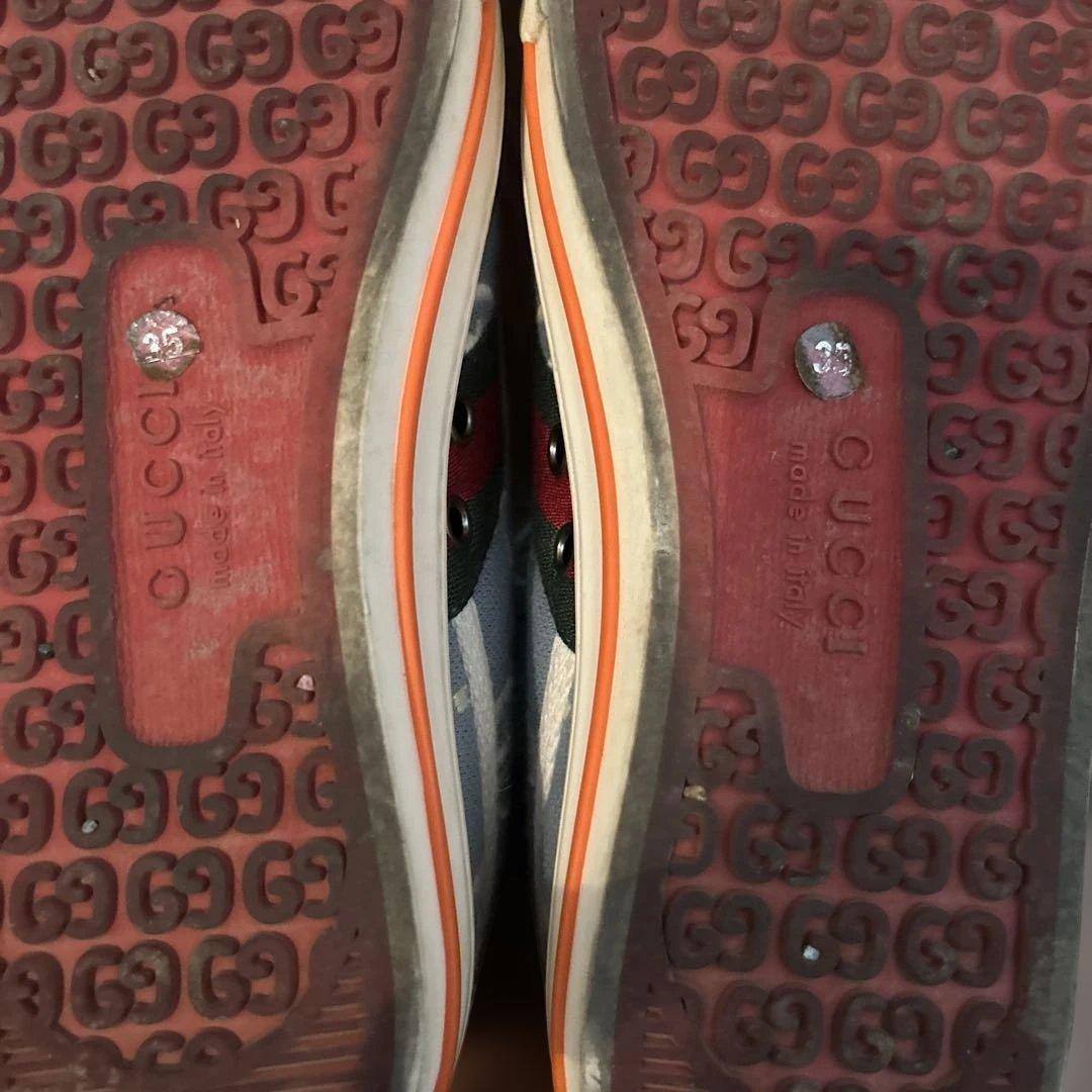 ち*よ様 GUCCI スニーカー キャンバス 23cm