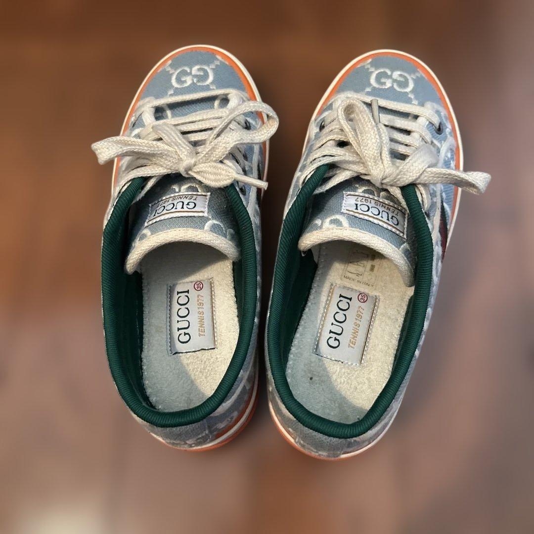 ち*よ様 GUCCI スニーカー キャンバス 23cm