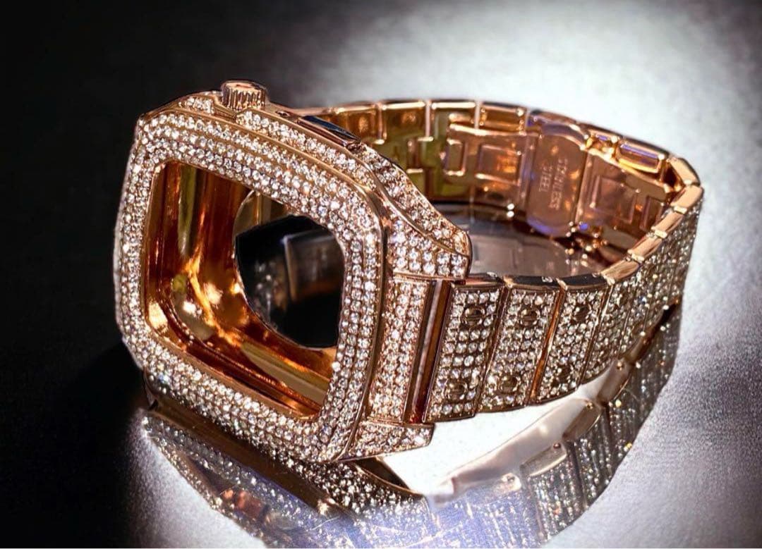 G55★AppleWatchステンレスバンドアップルウォッチキラキラカバーケース