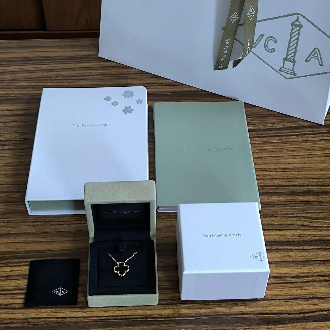 sa★美品★ヴァンクリーフ＆アーペル ヴィンテージアルハンブラ ネックレス