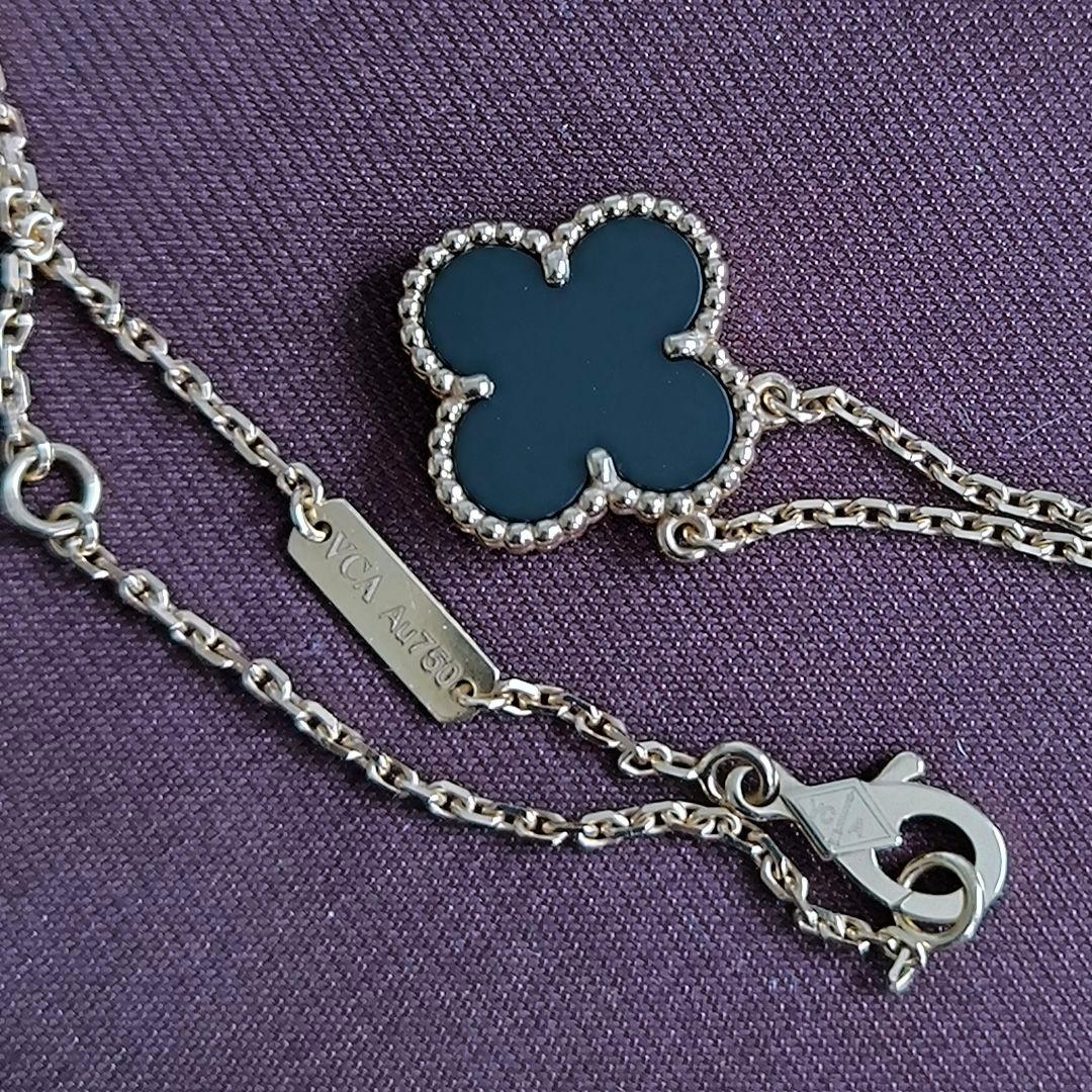 sa★美品★ヴァンクリーフ＆アーペル ヴィンテージアルハンブラ ネックレス