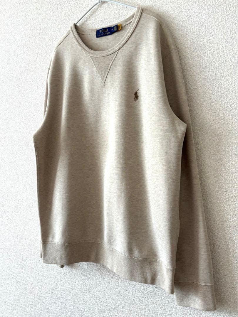美品　ラルフローレン　スウェット　ベージュ　M