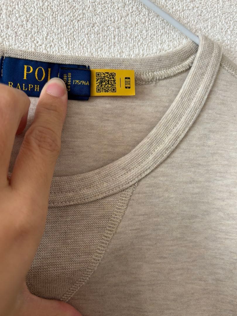 美品　ラルフローレン　スウェット　ベージュ　M