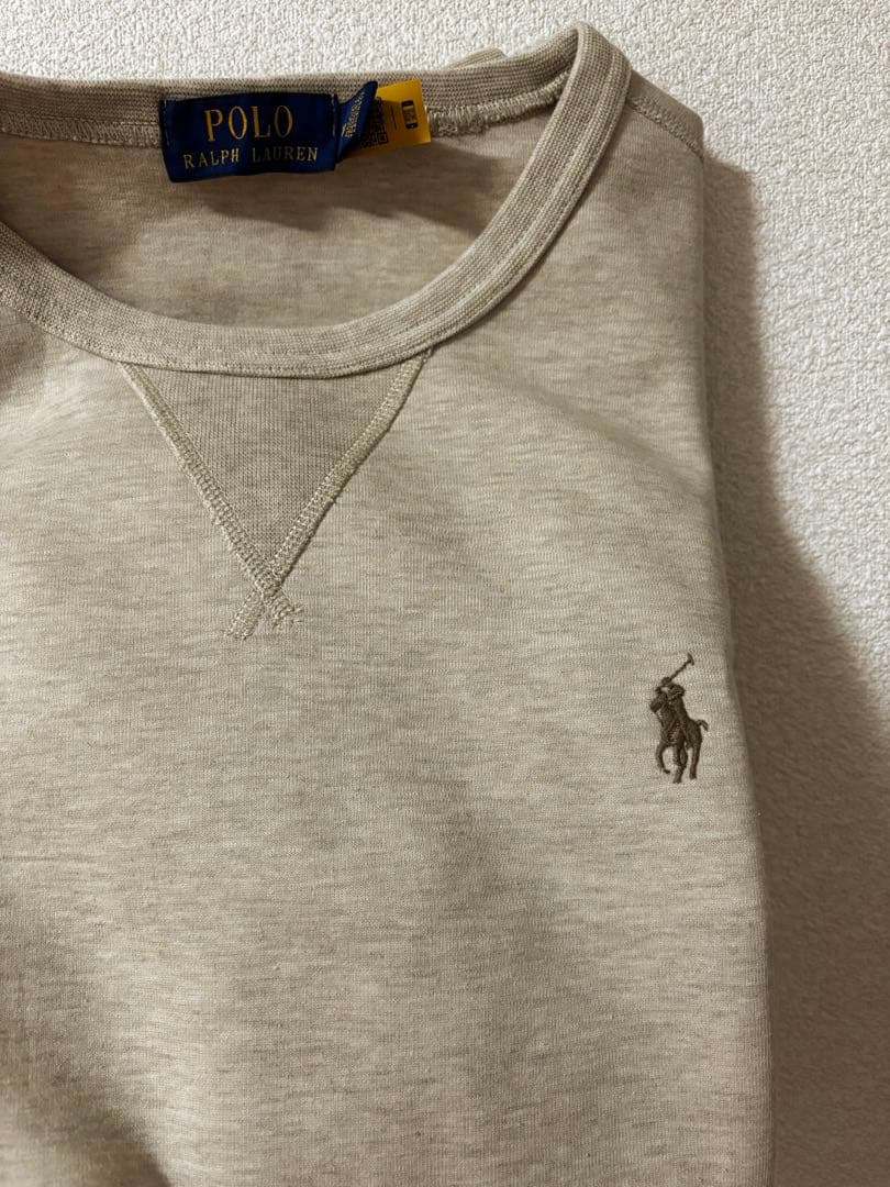 美品　ラルフローレン　スウェット　ベージュ　M