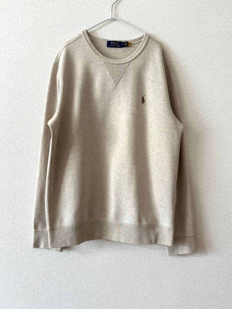 美品　ラルフローレン　スウェット　ベージュ　M